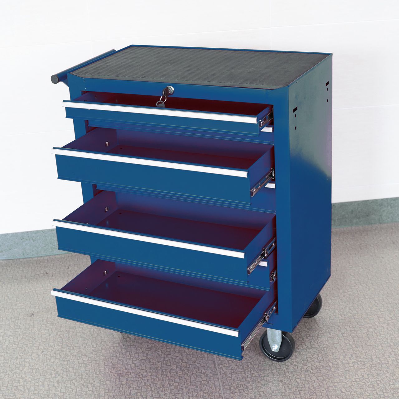 Tech Craft Tech Craft Werkstattwagen, blau, 7 Schubladen, ca. 62 x 33 x 78 cm