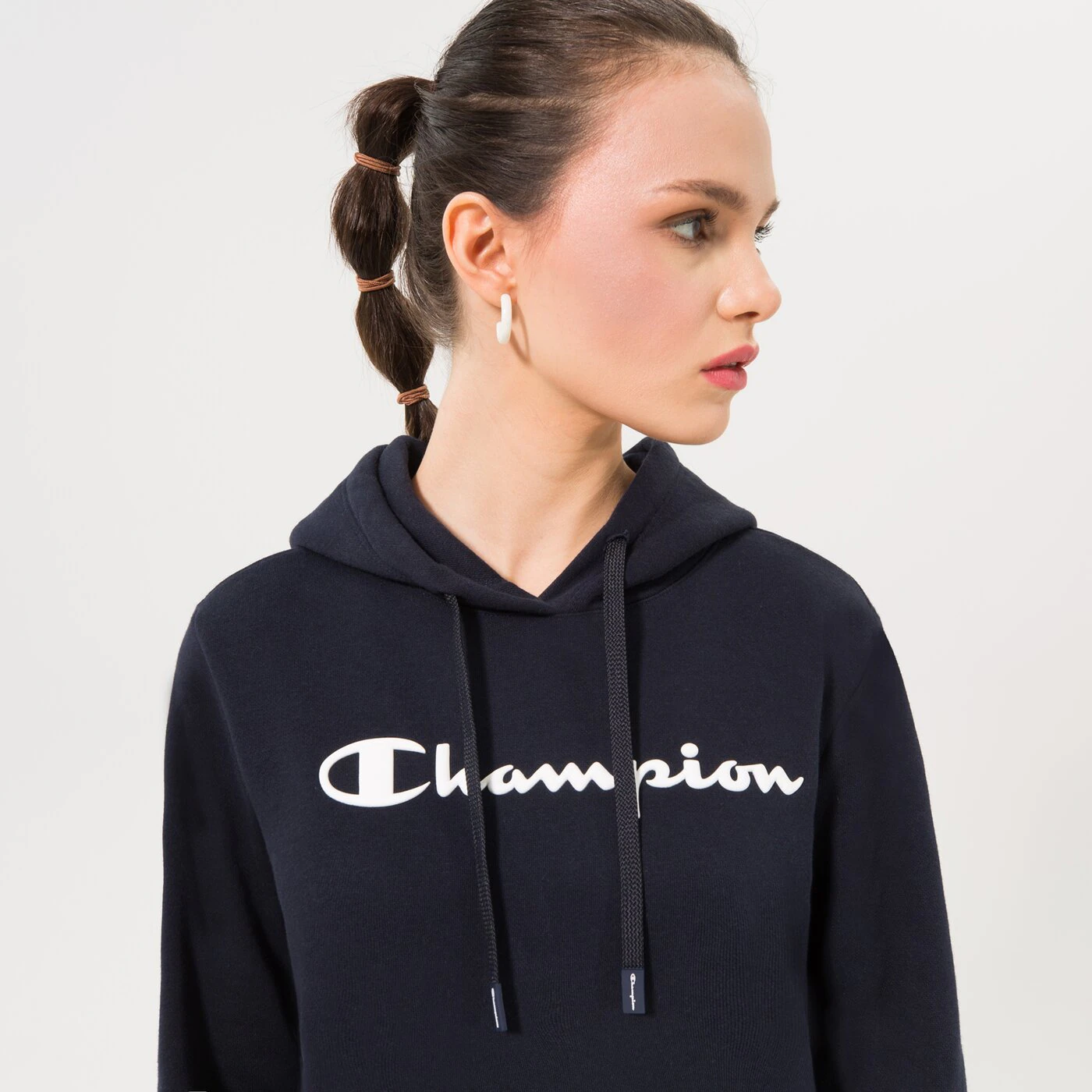 CHAMPION HOODIE HOODED SWEATSHIRT Dunkelblau