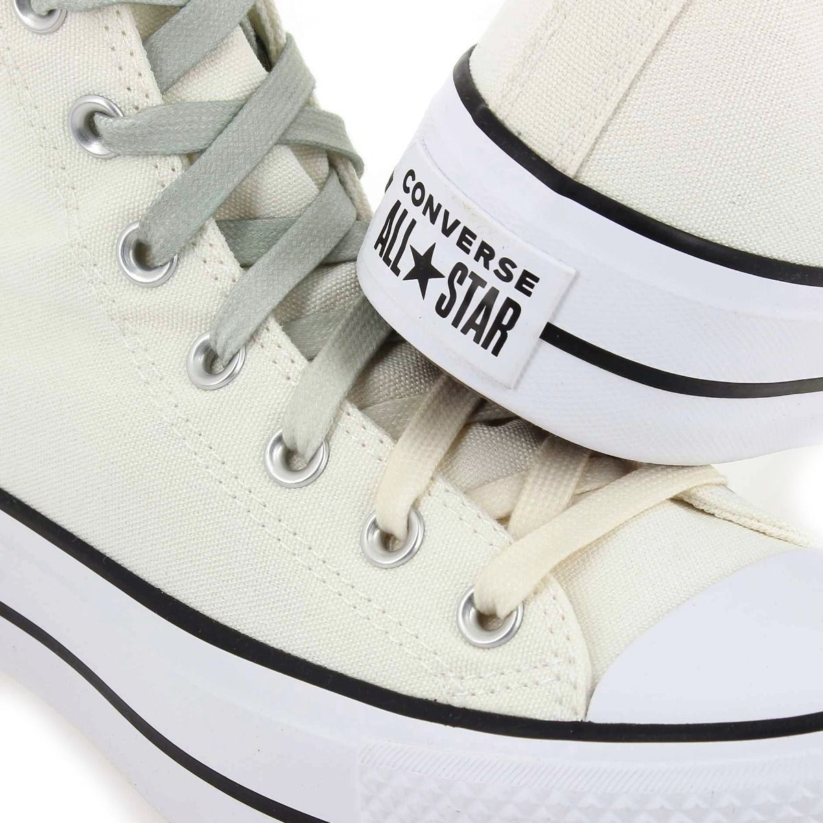 Converse  CHUCK TAYLOR ALL STAR LIFT OMBRÉ LACED P - Écru Kaki
