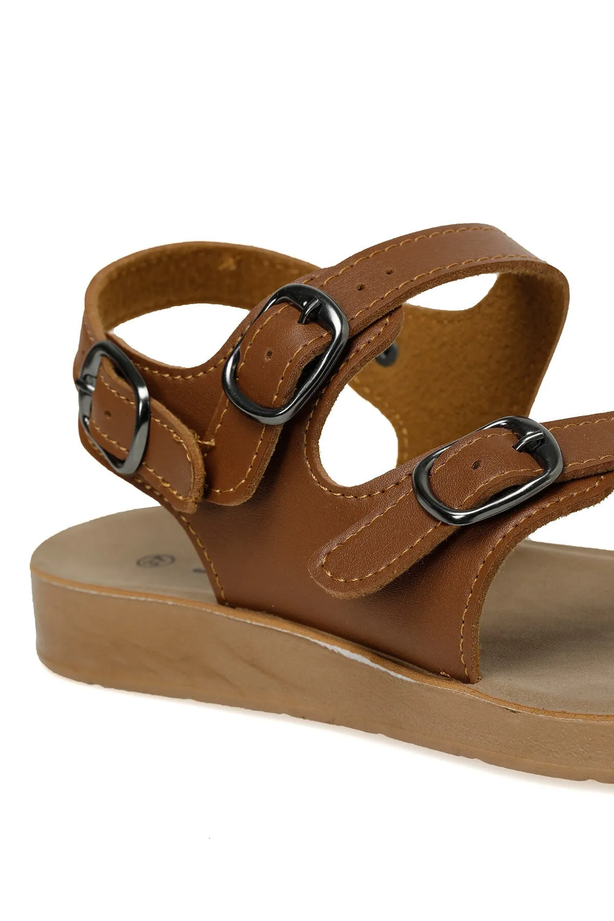Polaris  158657.z3fx Hellbraune Bequemsandalen für Damen