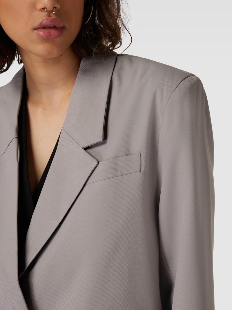 Blazer mit Reverskragen Modell 'MILLA' in mittelgrau