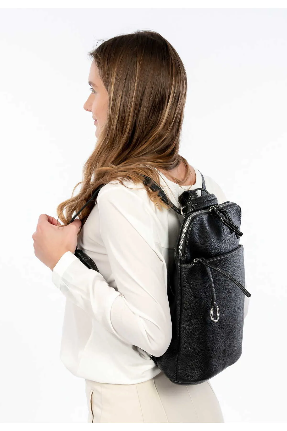 SURI FREY  Rucksack - Schwarz - Unifarben