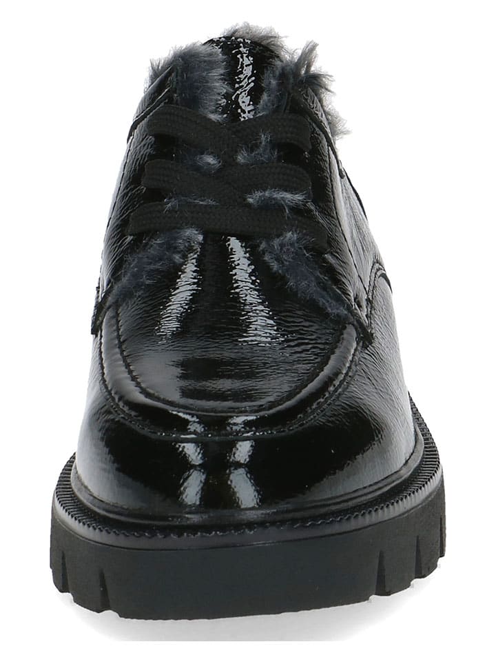 Caprice Leder-Schnürschuhe in Schwarz günstig kaufen