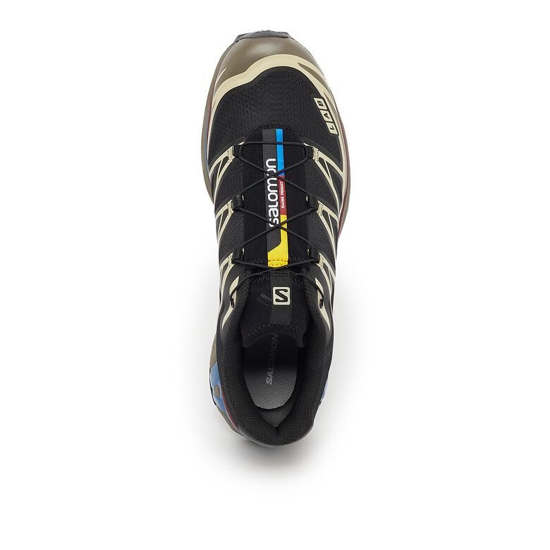 Salomon XT-6 black/falcon/cow hide