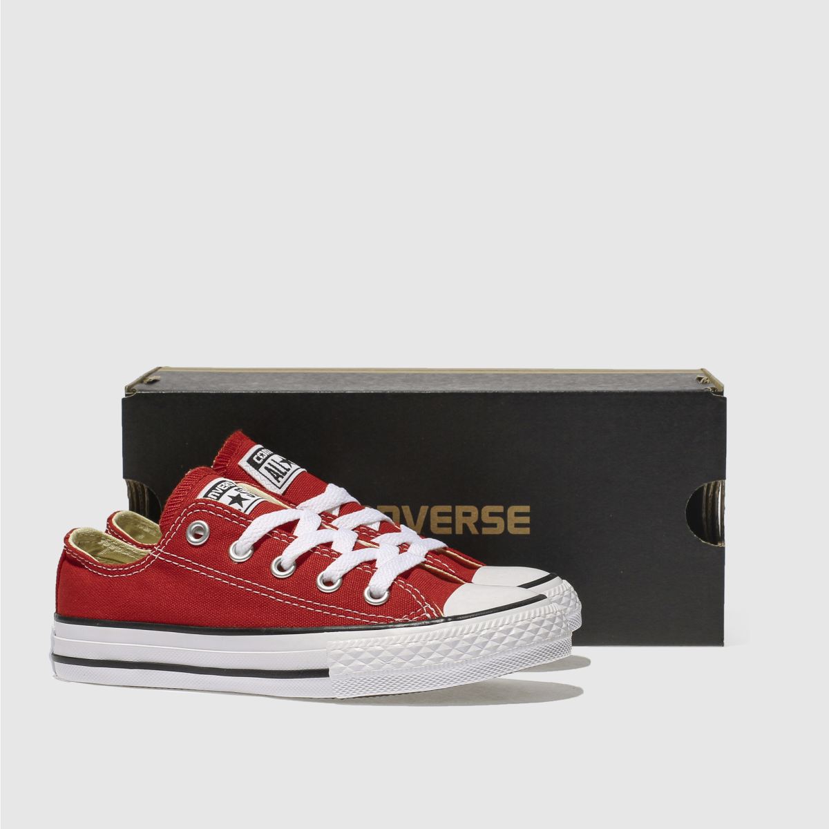 Converse piros All Star Lo Junior cipők