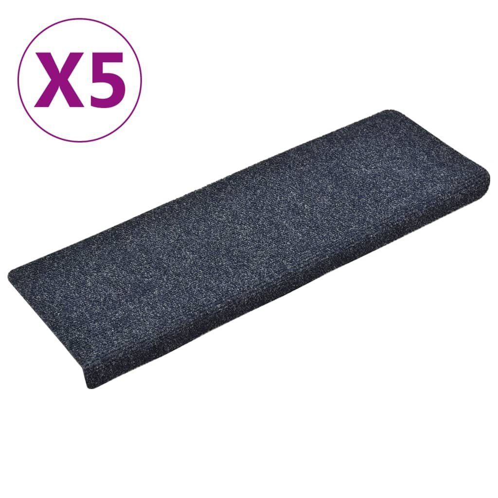 Stufenmatte Treppenmatten 5 Stk. Nadelvlies 65x21x4 cm Anthrazit, vidaXL, Rechteckig