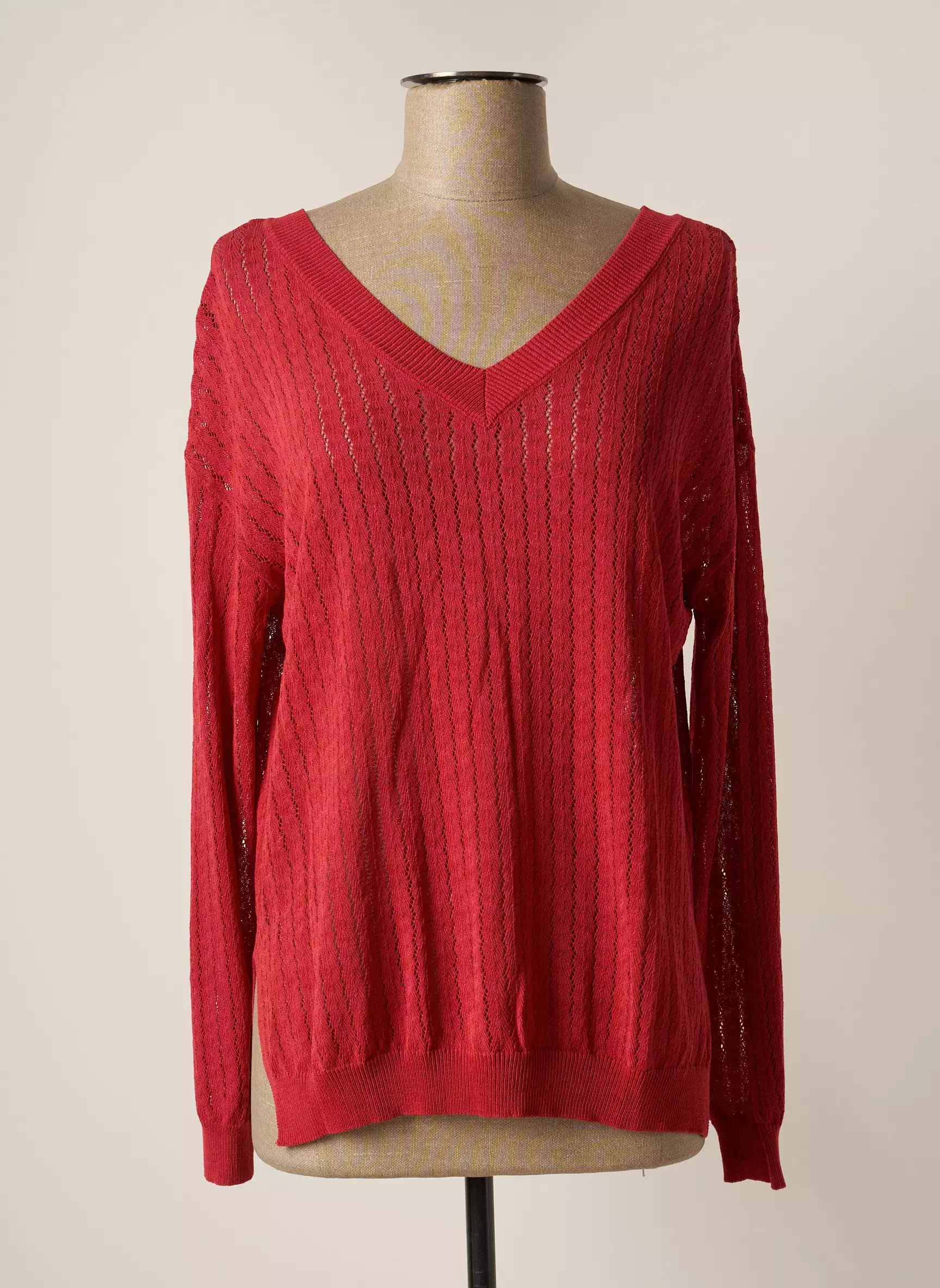 Grace Mila Pulls Femme couleur rouge