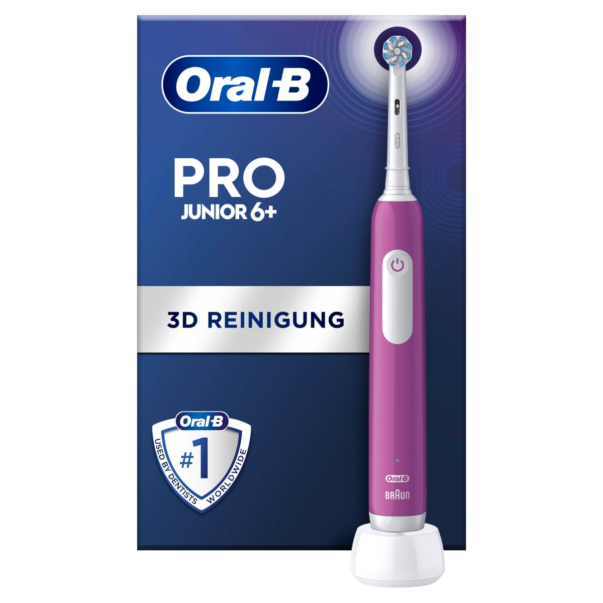 Elektrische Zahnbürste Kinder PRO Junior Purple, ab 6 Jahren, 1 St
