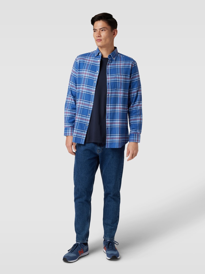 Freizeithemd mit Karomuster in jeans