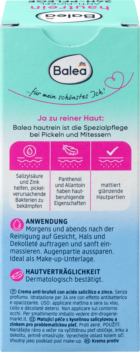 Anti-Pickel 24h Pflege Hautrein, 50 ml