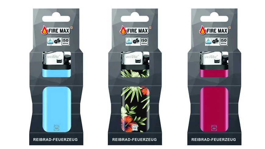 FIRE MAX Feuerzeug Reibrad