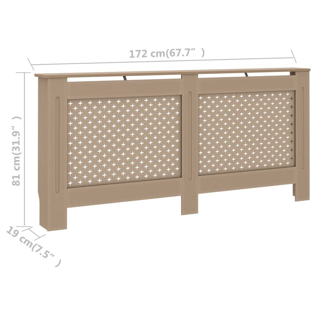 vidaXL Heizkörper-Wäschetrockner Heizkörperverkleidung 172x19x81 cm MDF