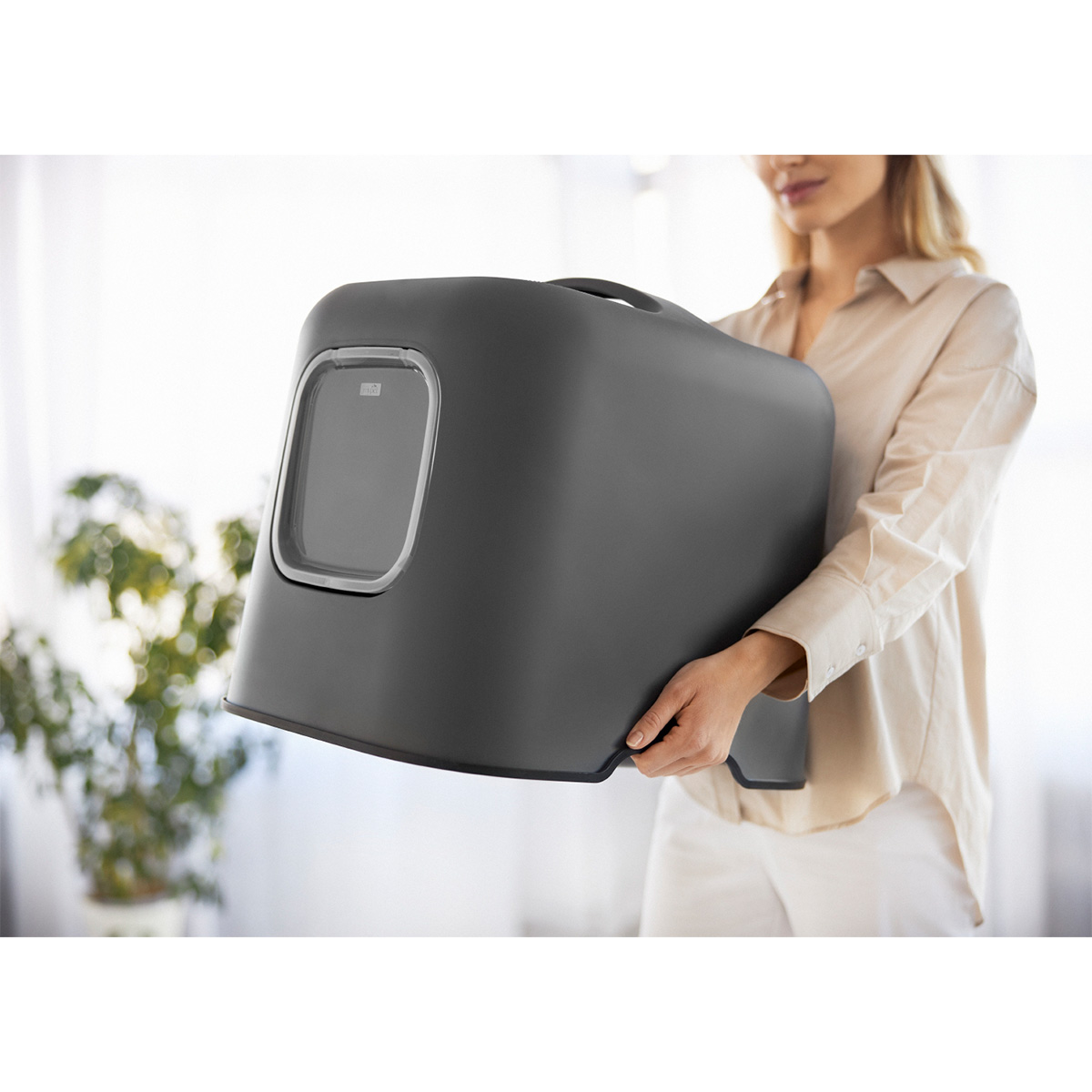 Rotho MyPet Katzentoilette BIALA anthrazit kaufen