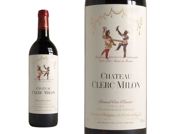 Château Clerc Milon Rouge 2001, Cinquième Cru Classé En 1855 Bordeaux Pauillac