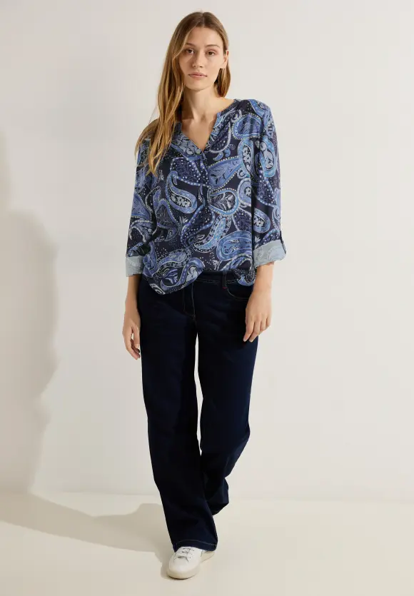 CECIL Paisley Viskosebluse