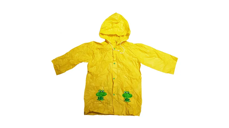 Kinder Regenjacke gelb Gr. S