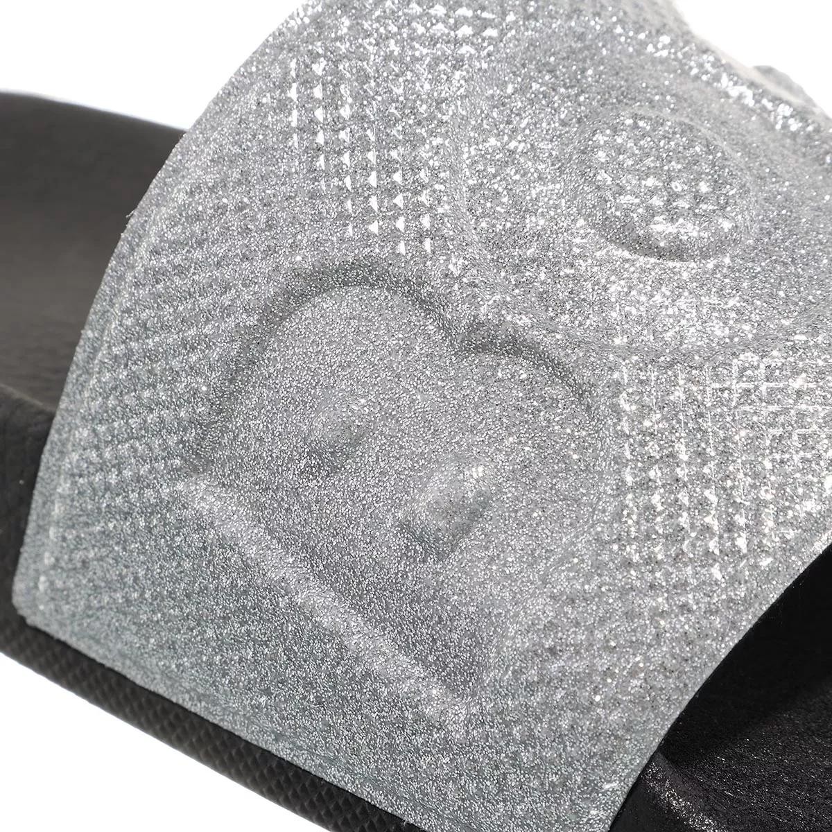 BOSS Pantoletten silber Slide