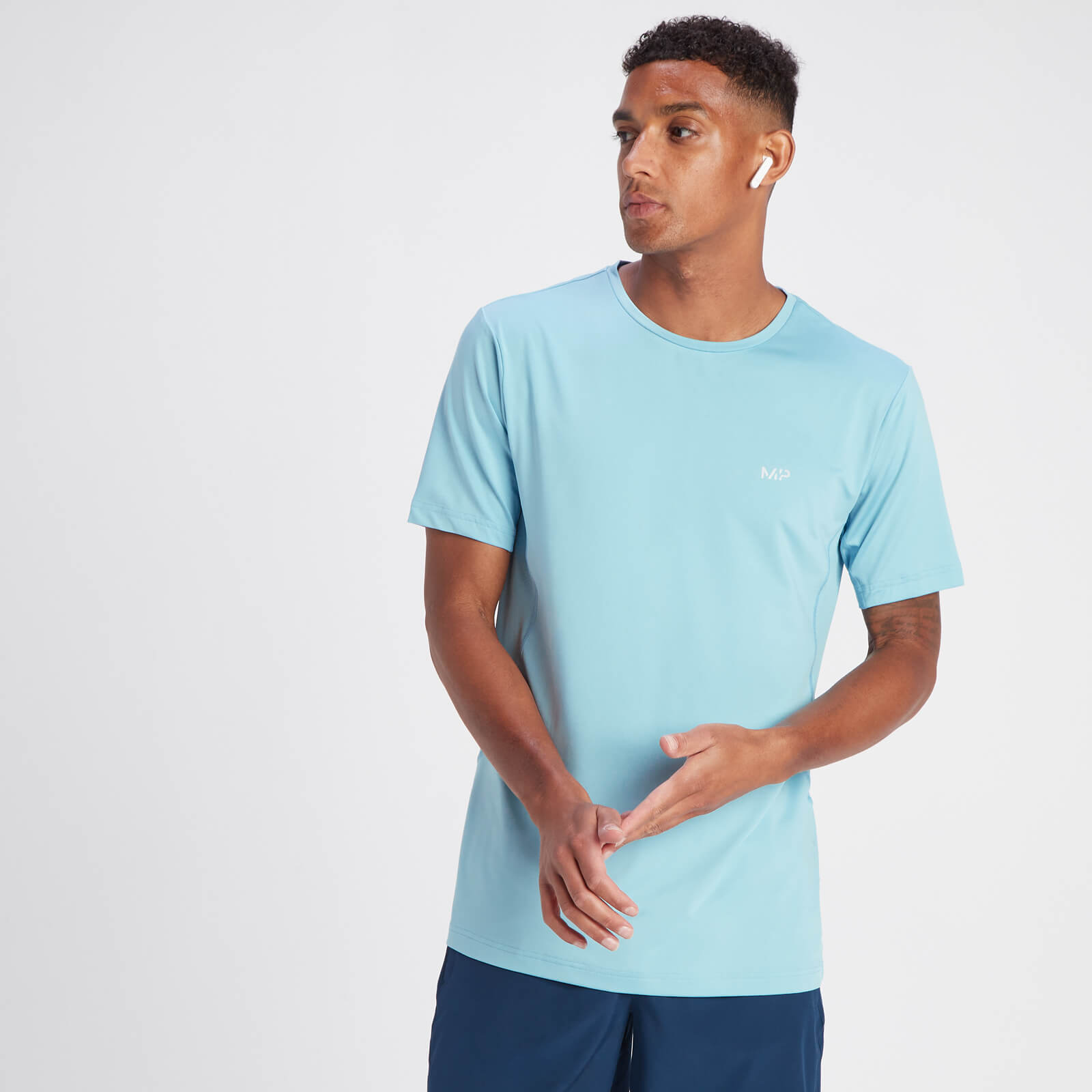 T-shirt à manches courtes MP Velocity pour hommes – Bleu ciel