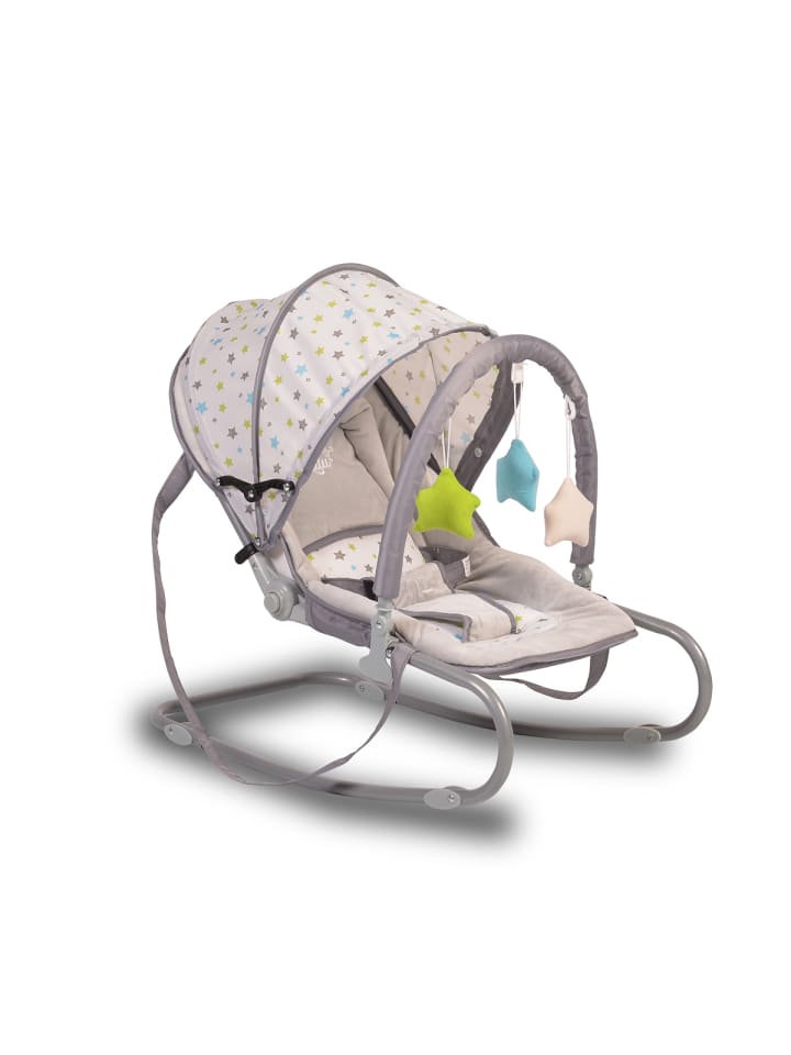 Moni Babywippe Lulu Spielbogen in grau günstig kaufen onesize