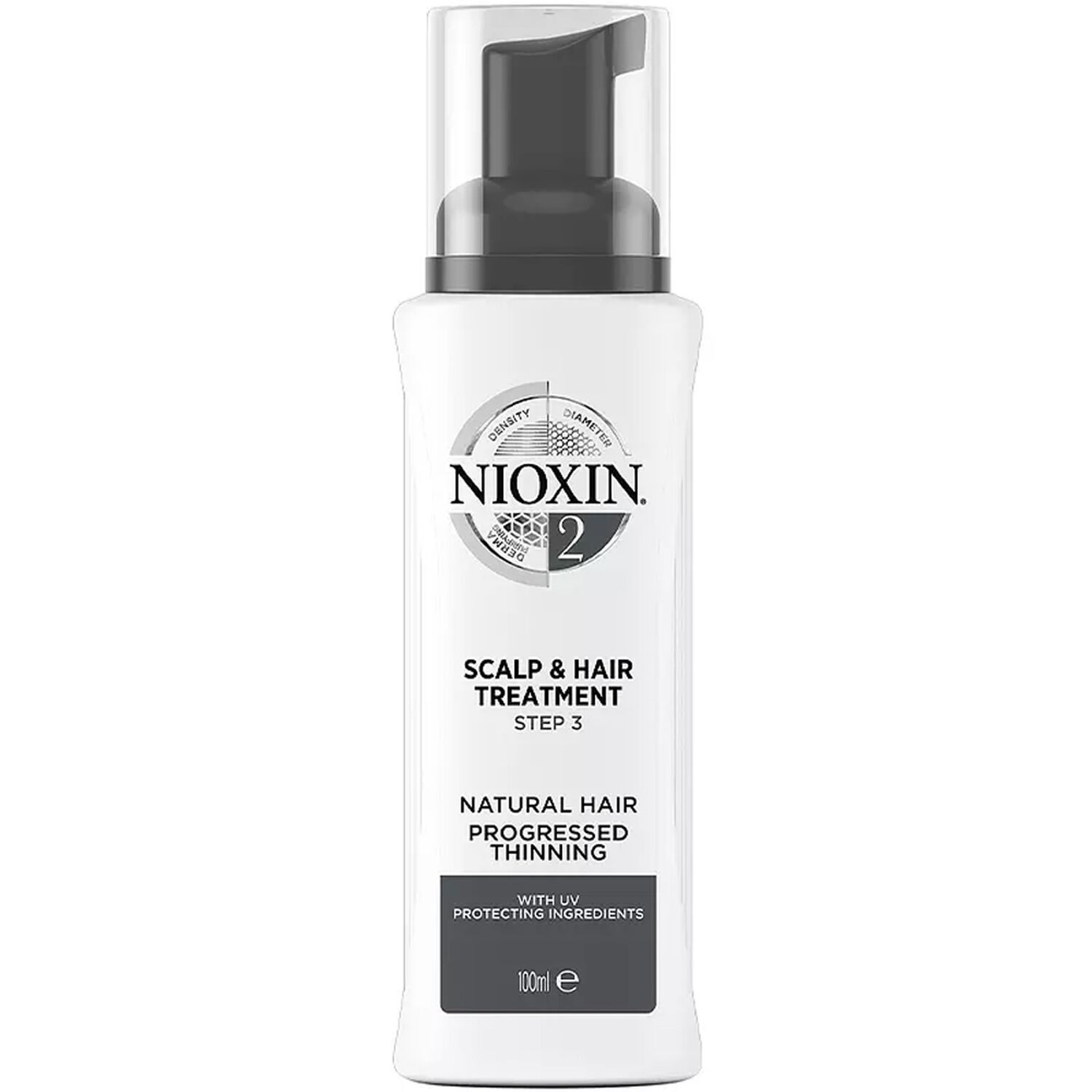 Nioxin System 2 Soins Sans Rinçage - Cheveux Naturels & Visiblement Clairsemés 100 ml