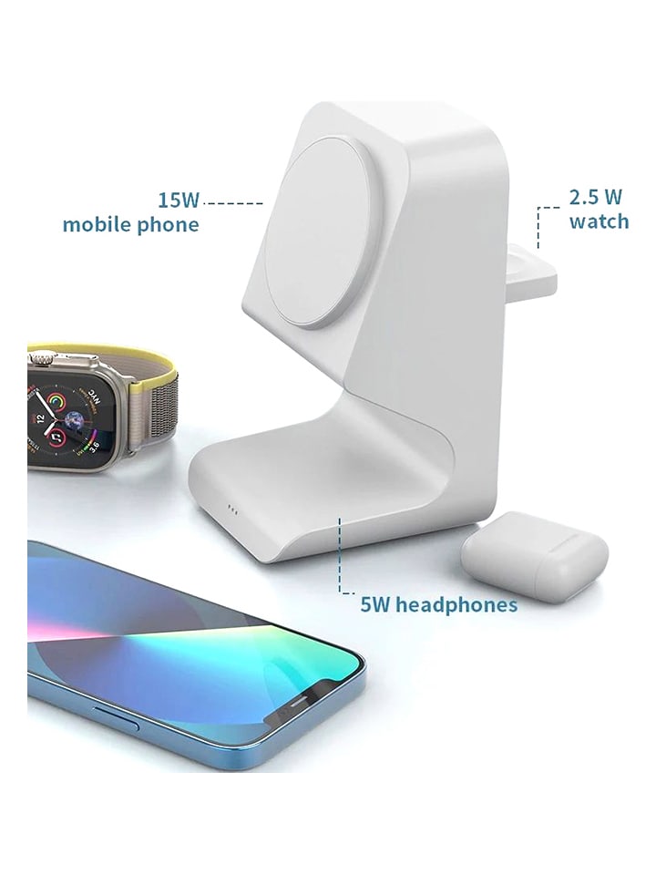 SWEET ACCESS 3in-1-Ladestation in Weiß günstig kaufen onesize