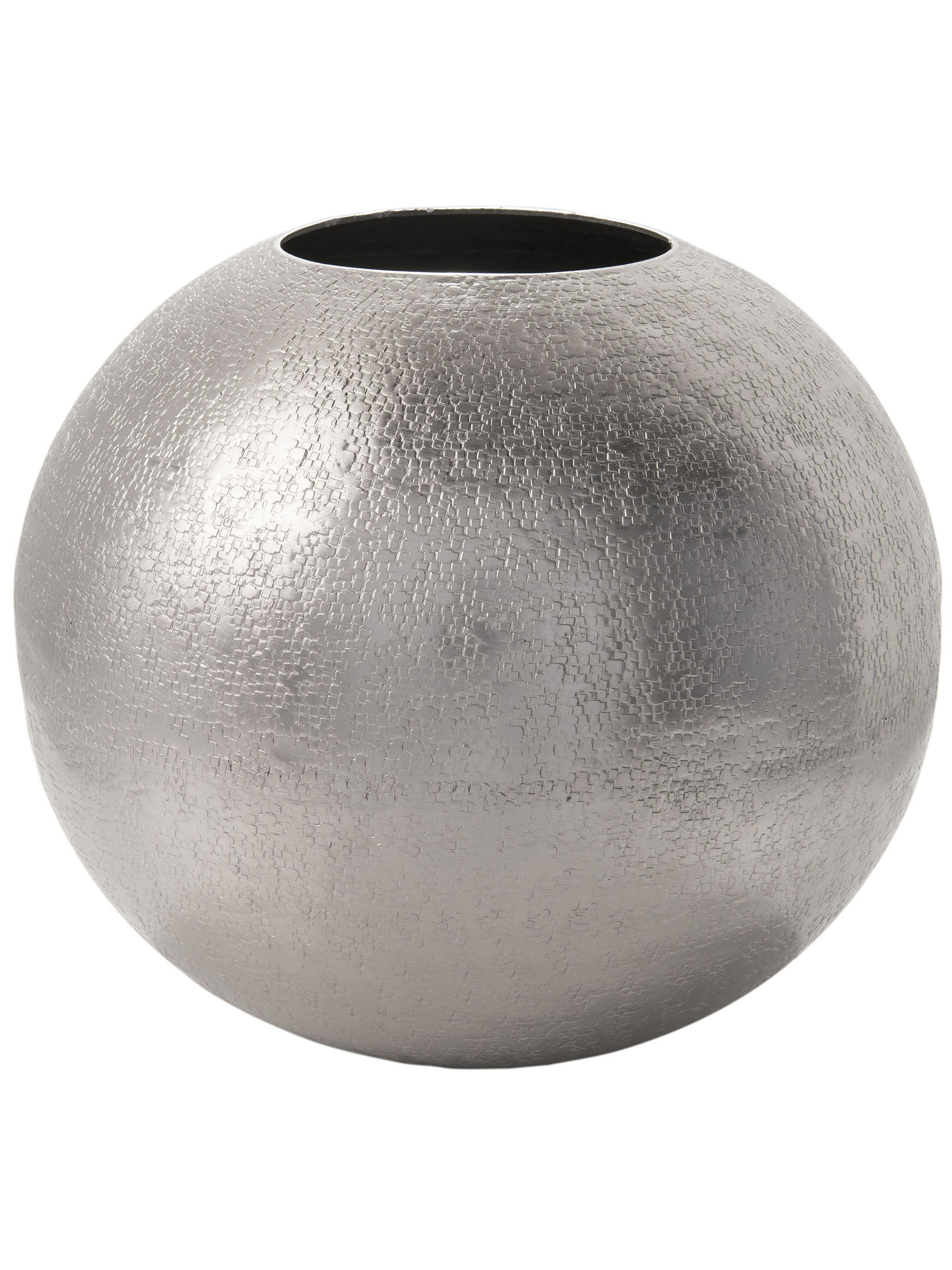 Ball Deko-Vase, Silber