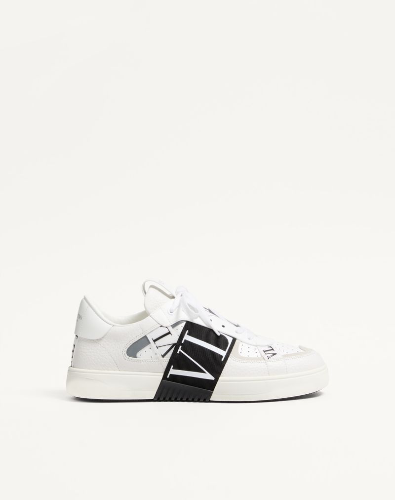 Baskets basses Vl7N en cuir de veau et rubans