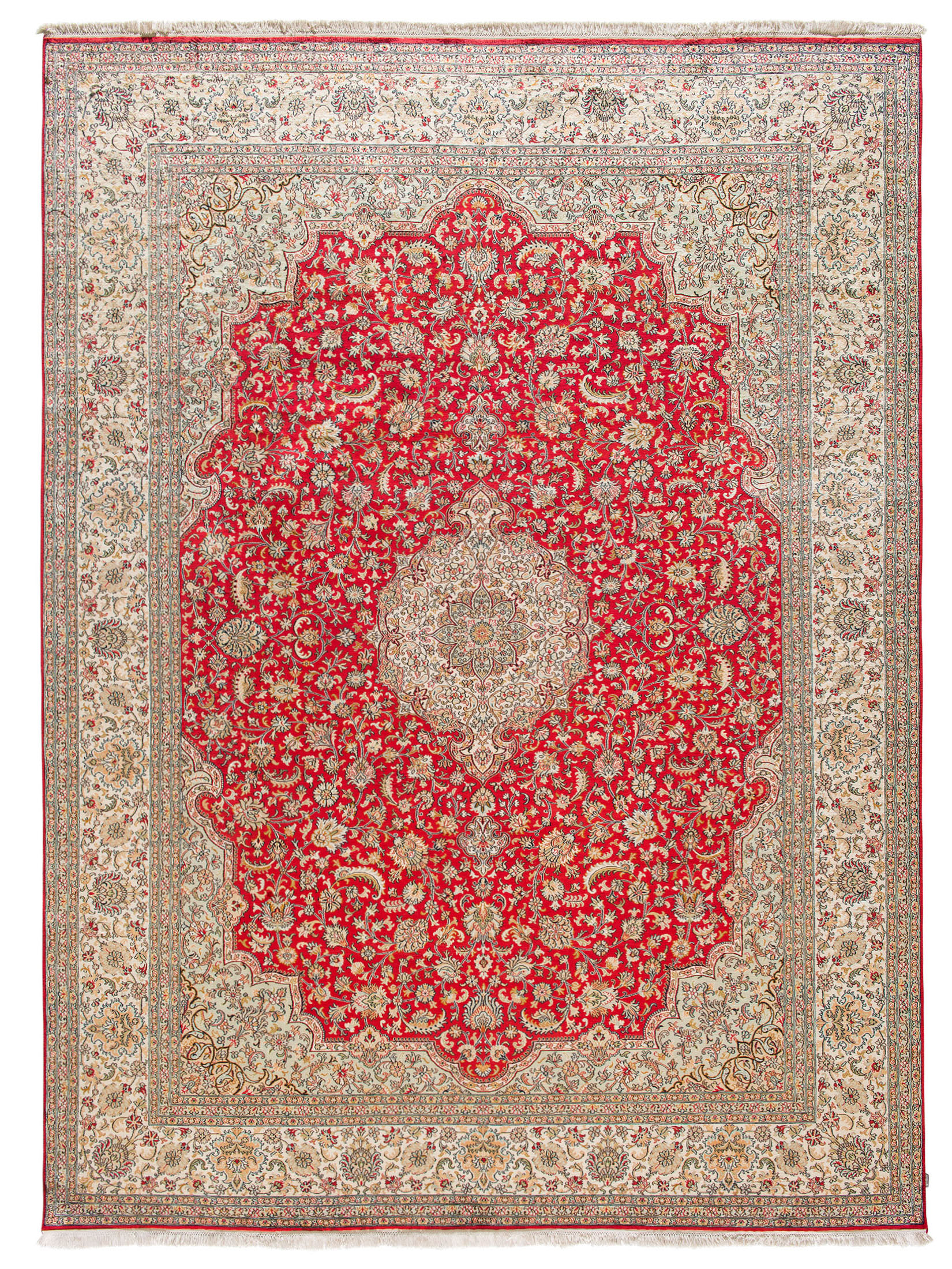 Kaschmir Seide 16/16 ca. 247 x 335 cm, Unikat / Einzelstück