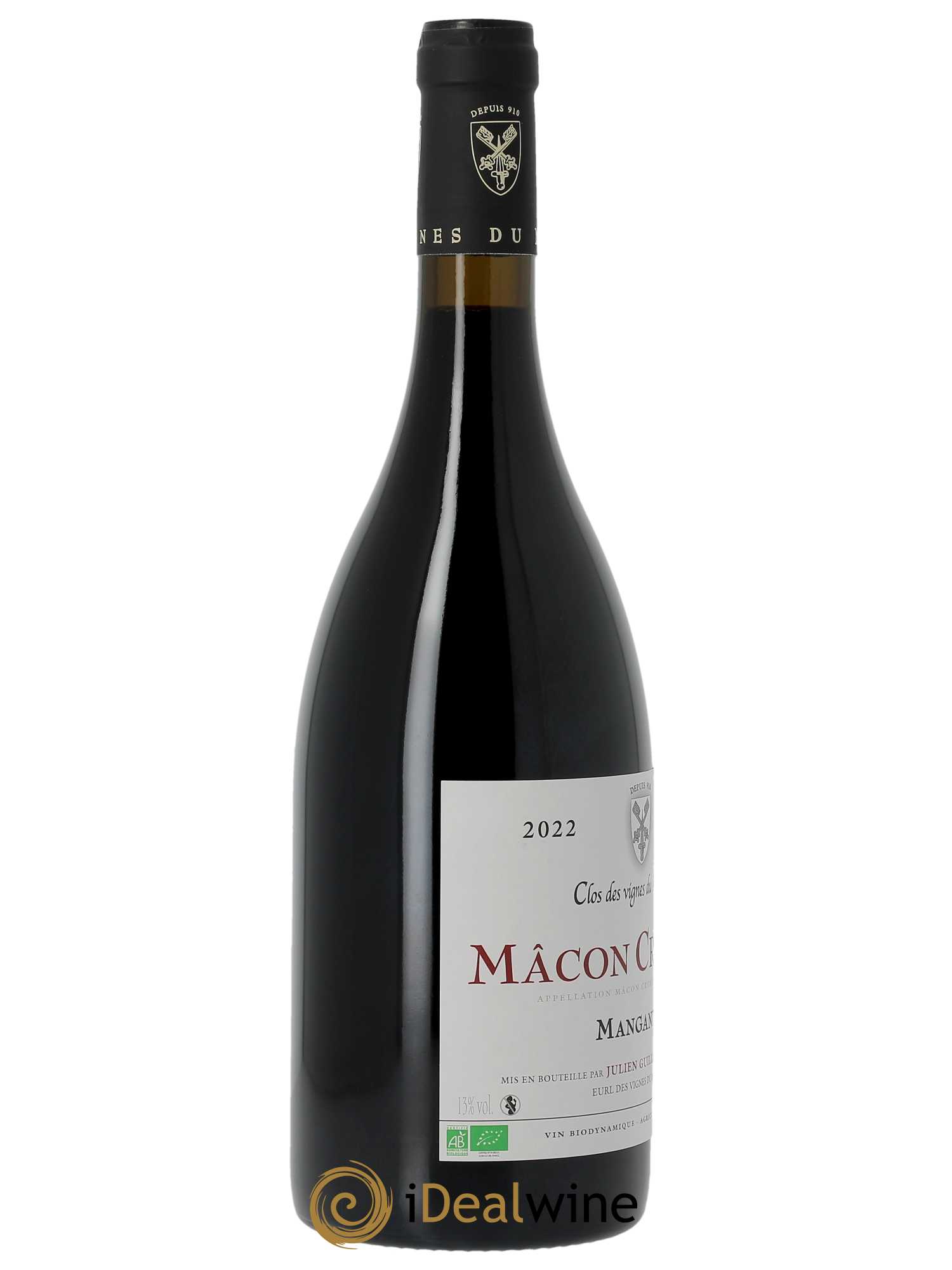 Mâcon-Cruzille Manganite Les Vignes du Maynes  2022 - Lot de 1 Bouteille