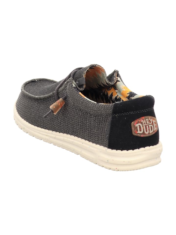 Hey Dude Mokassin Schnürschuhe in Grau günstig kaufen