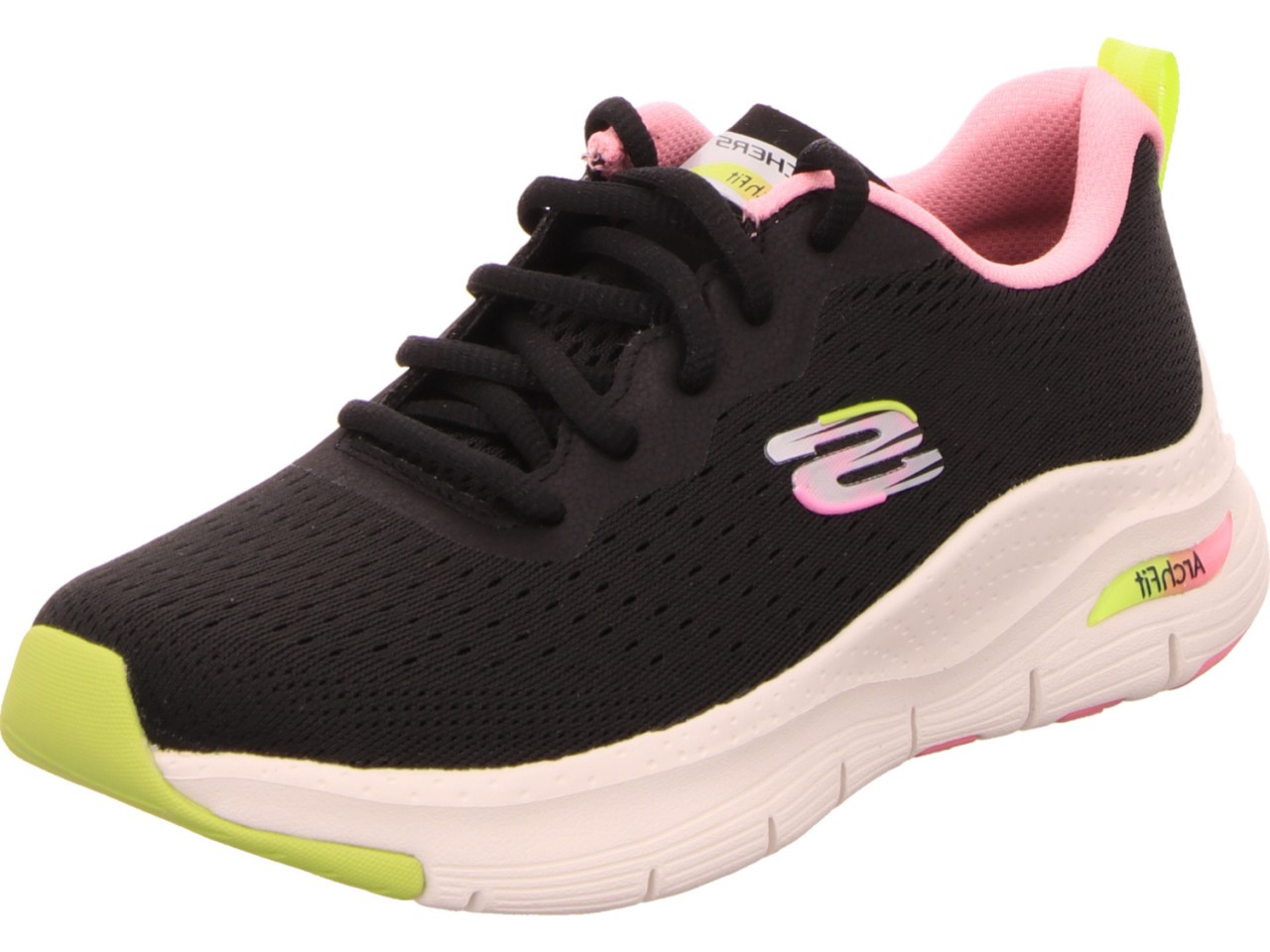 SKECHERS Freizeit Schnürer schwarz