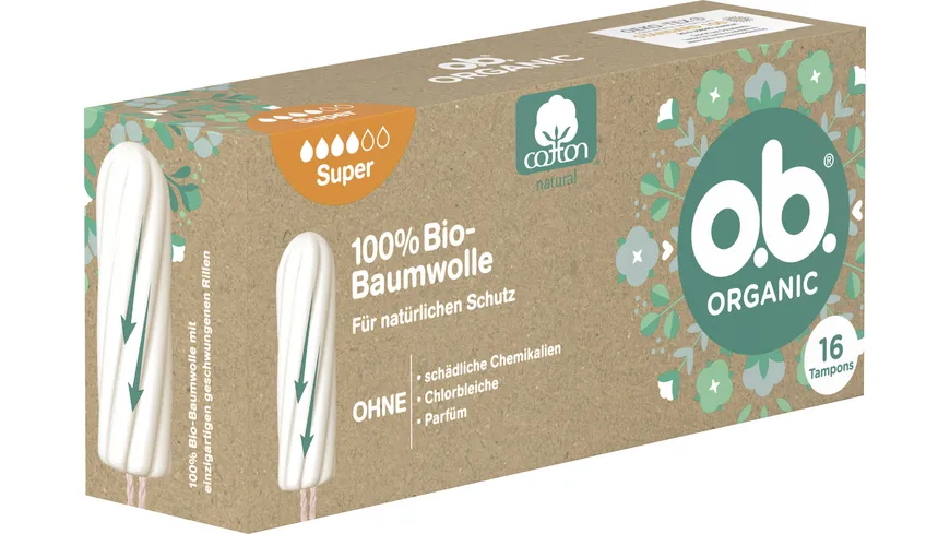 O.B. Organic Bio Tampon Super 16er