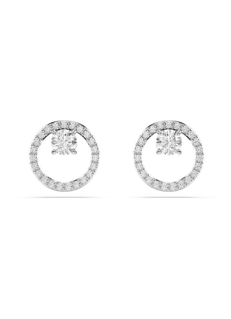 Swarovski Constella stud earrings with zirconia