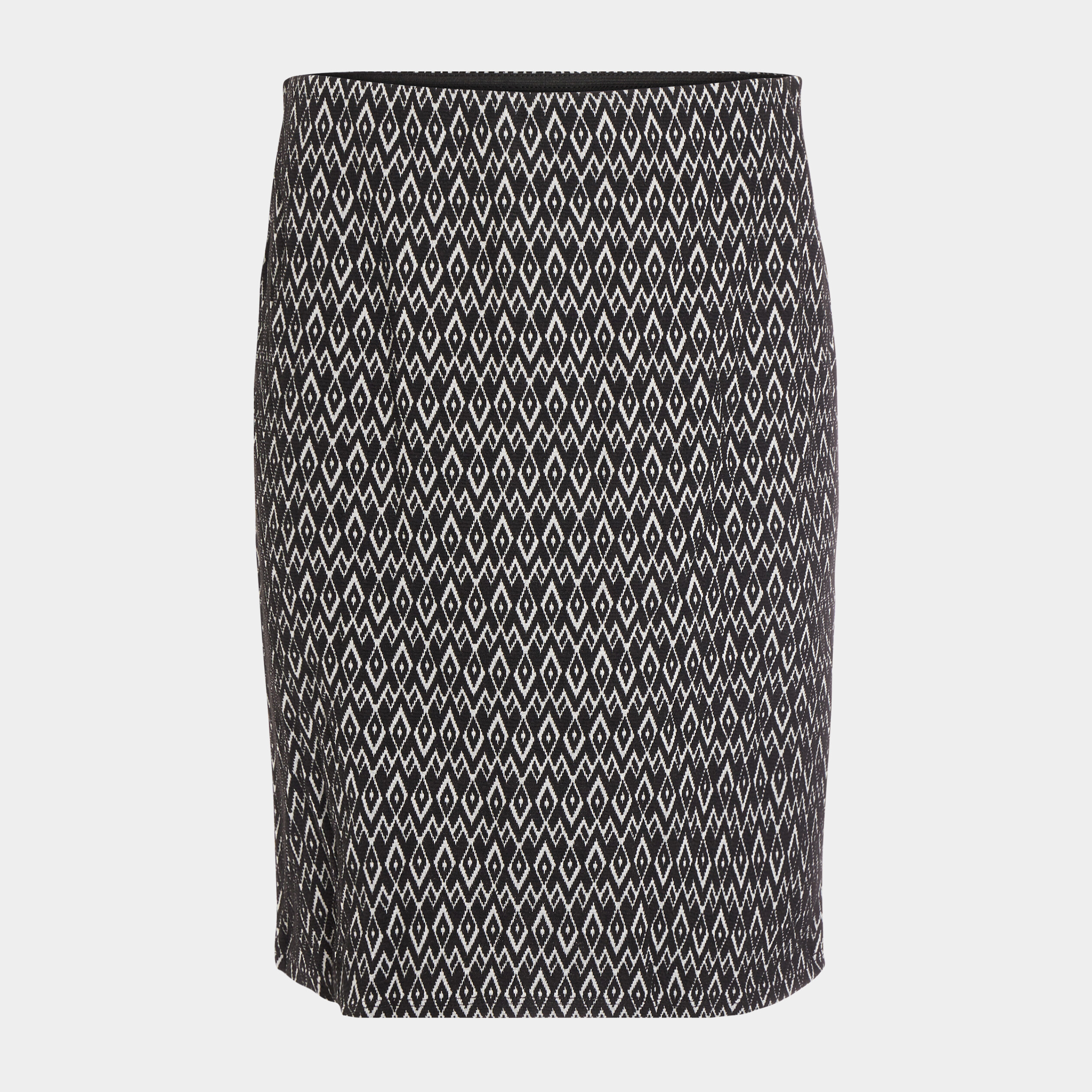 Jupe tube courte taille haute noir femme | La Halle