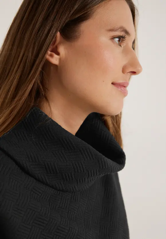 CECIL Langarmshirt mit Struktur
