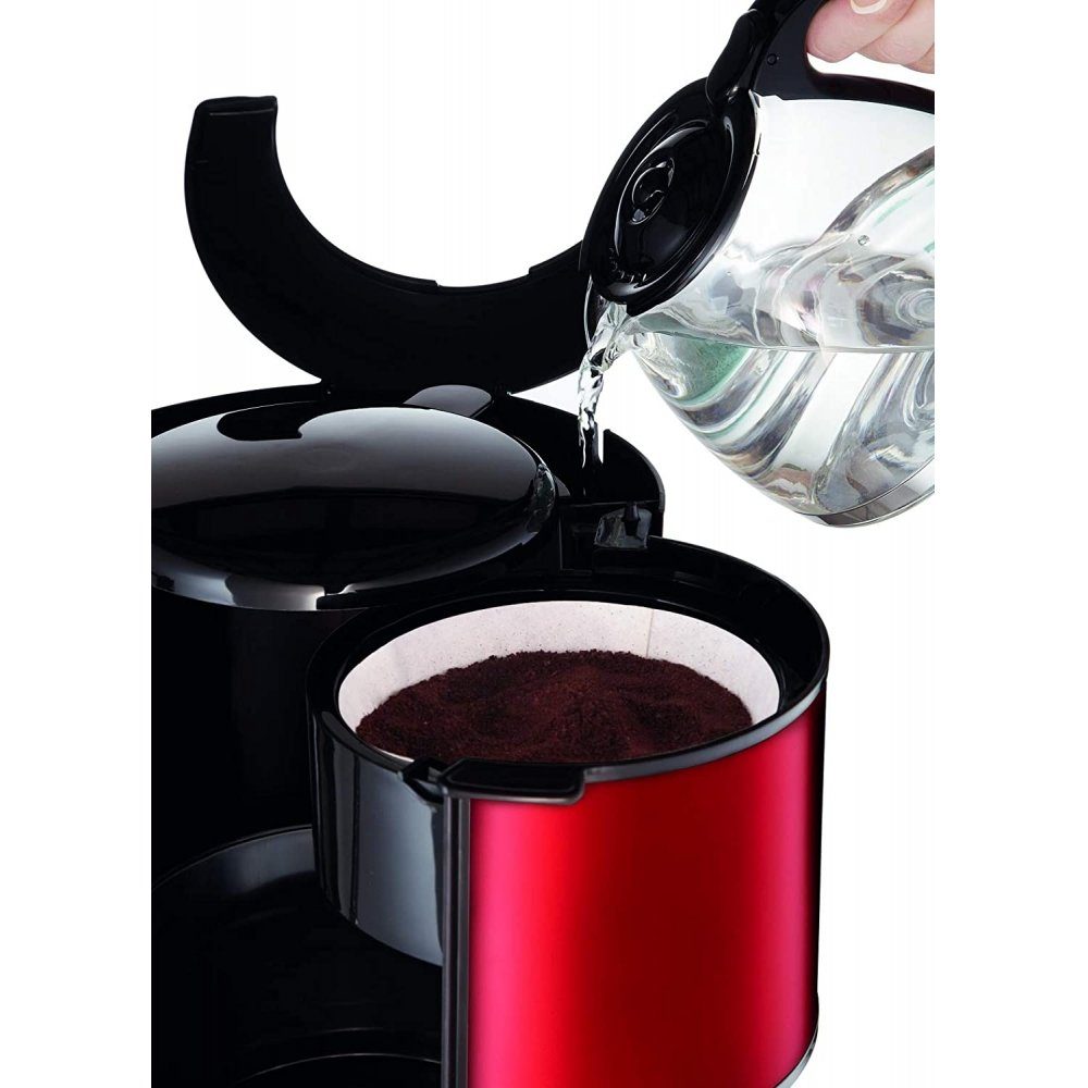Moulinex Filterkaffeemaschine FG360D Subito - Filterkaffeemaschine - rot metallic/schwarz