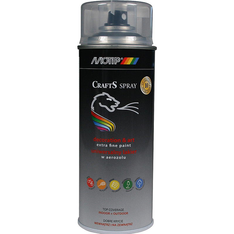 Crafts Spraymaling 400ml Klarlakk Crafts