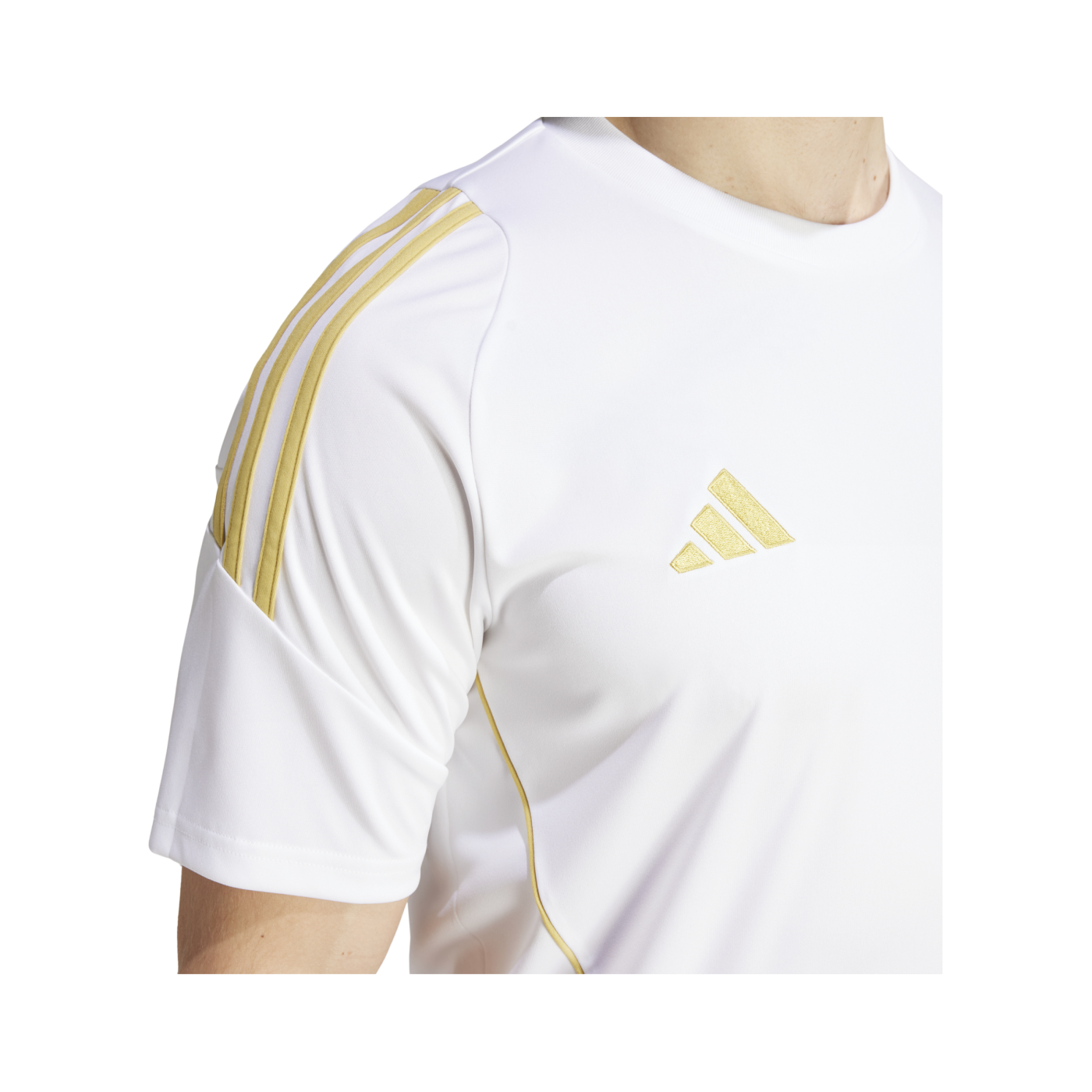 adidas Tiro 24 Trikot Weiss Gold