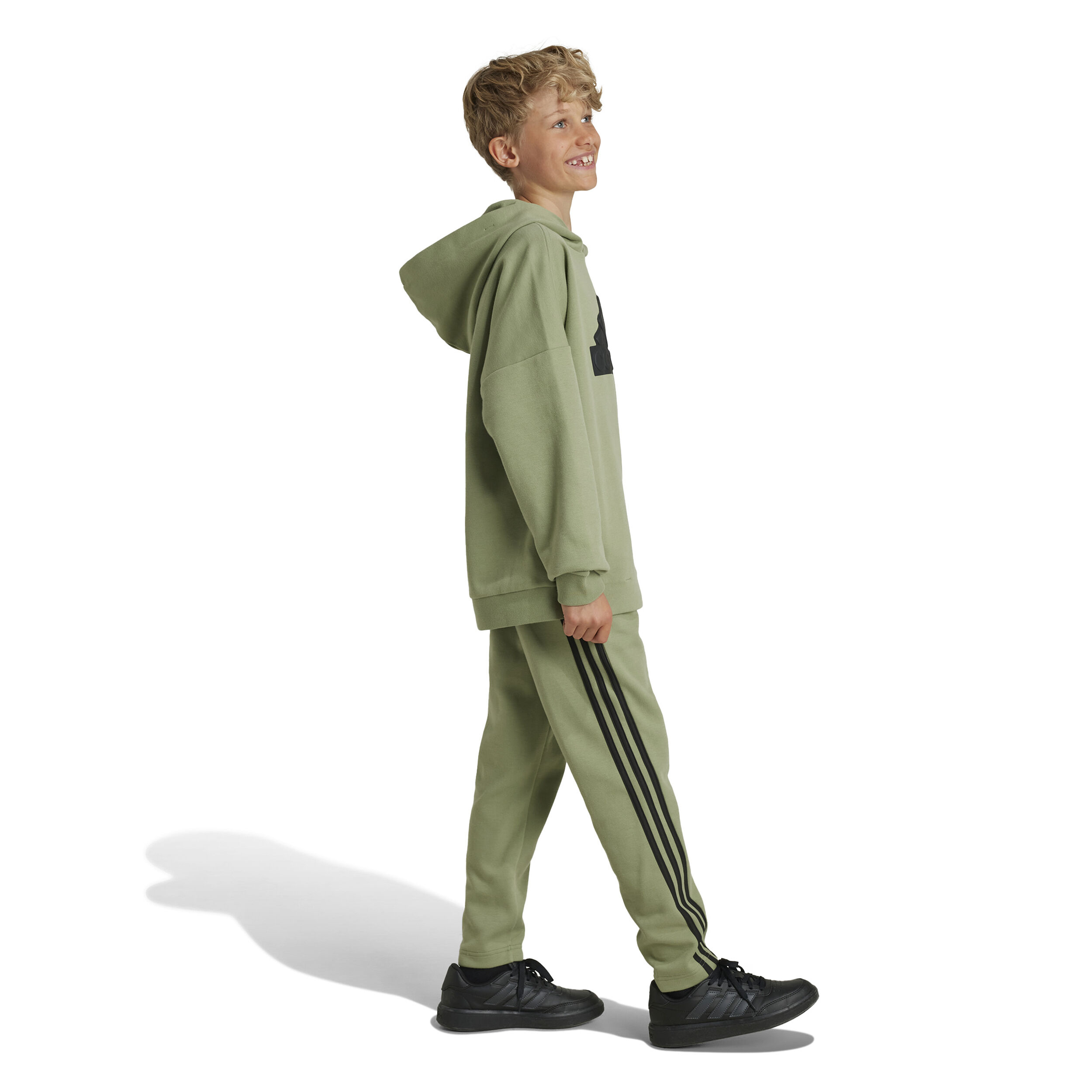 Future Icon 3 Stripes Trainingshose Kinder - Salbei