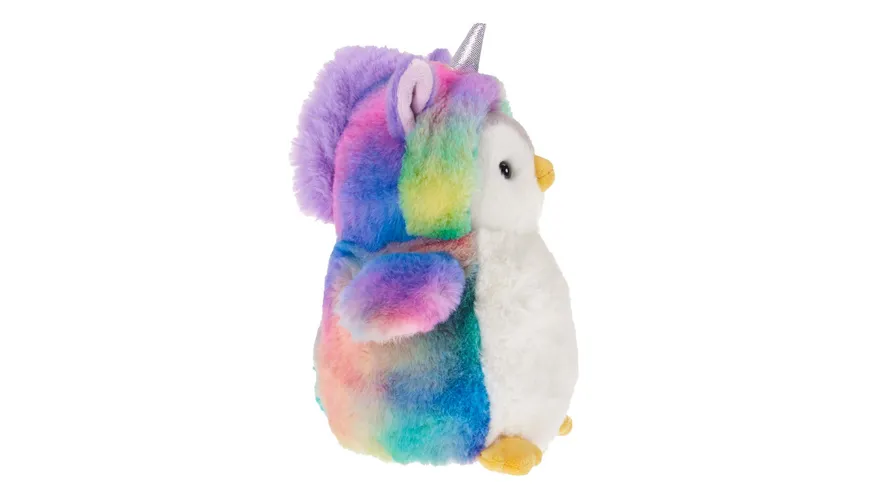 Müller - Toy Place - Plüschtier Pinguin Rainbow Einhorn 19 cm
