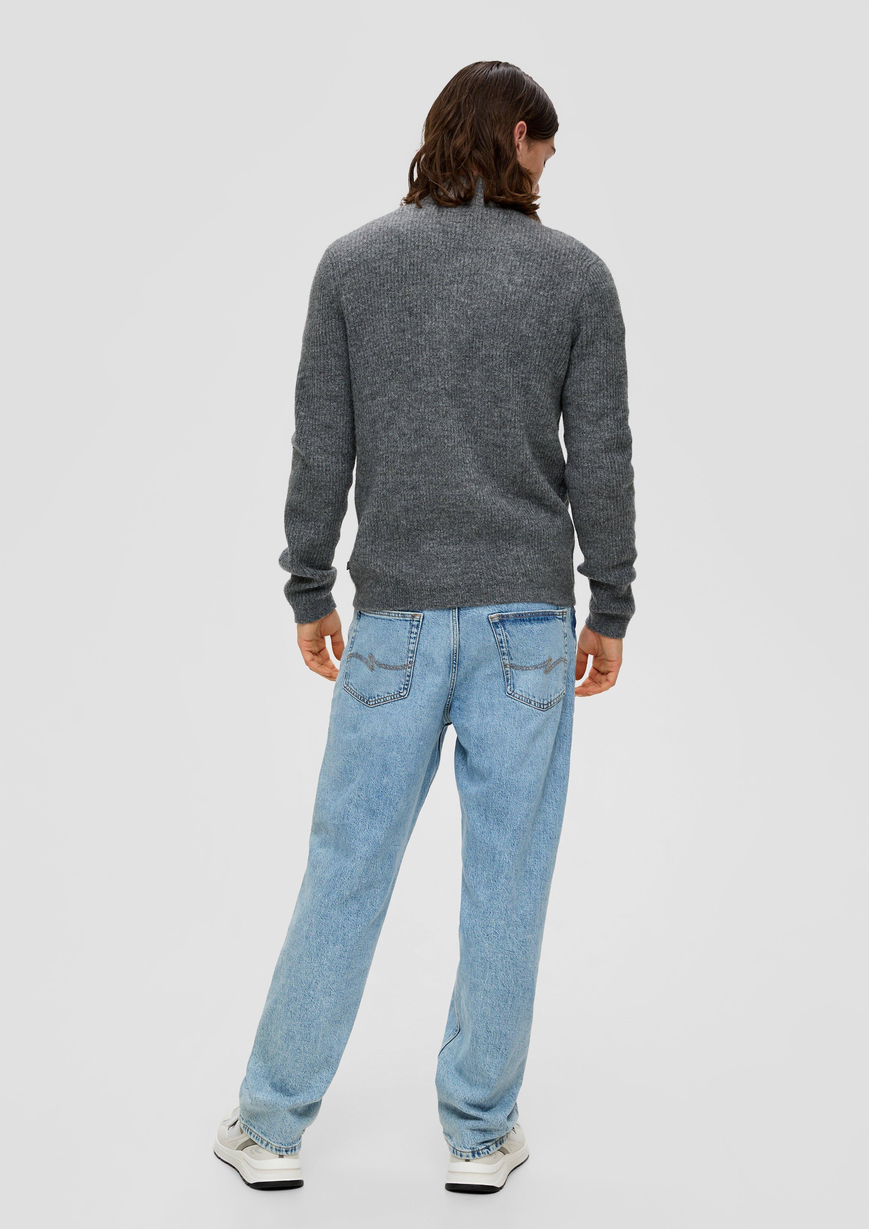 Strickpullover mit Reißverschluss  2151767-9730