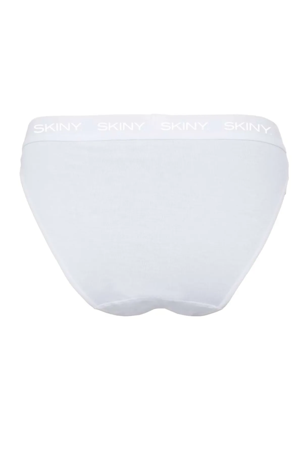 Skiny  Damen Rio Slip, 2er Pack - Unterwäsche, Unterhose, Baumwolle, Logobund, Feinripp, einfarbig
