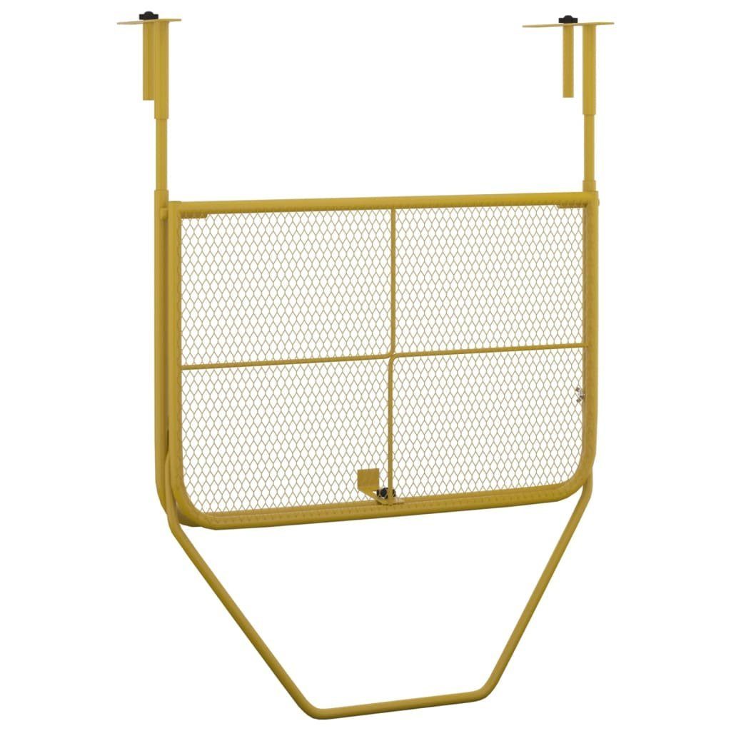 vidaXL Gartentisch Balkontisch Golden 60x40 cm Stahl (1-St)