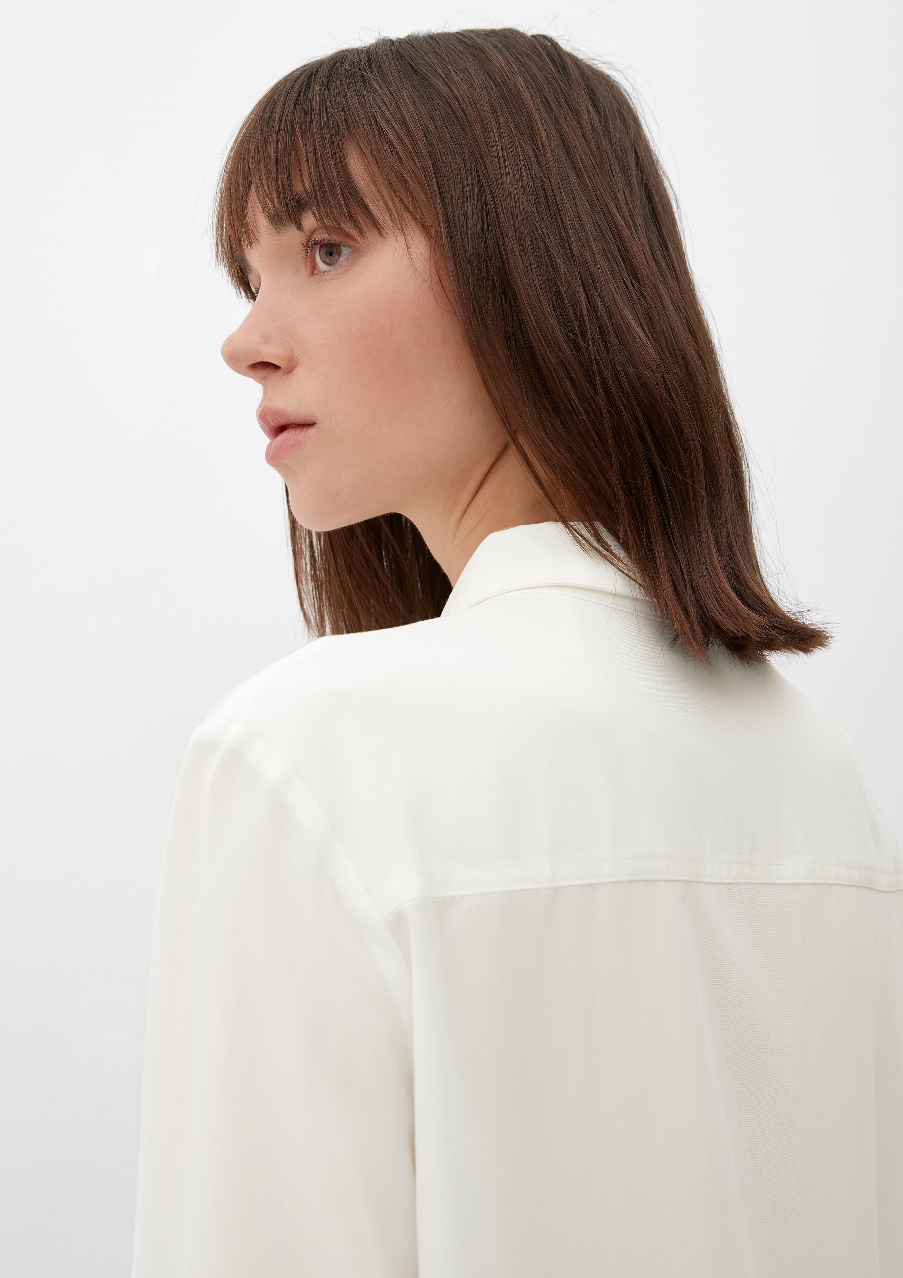 Twill-Bluse aus Viskosemix  2124829-0210