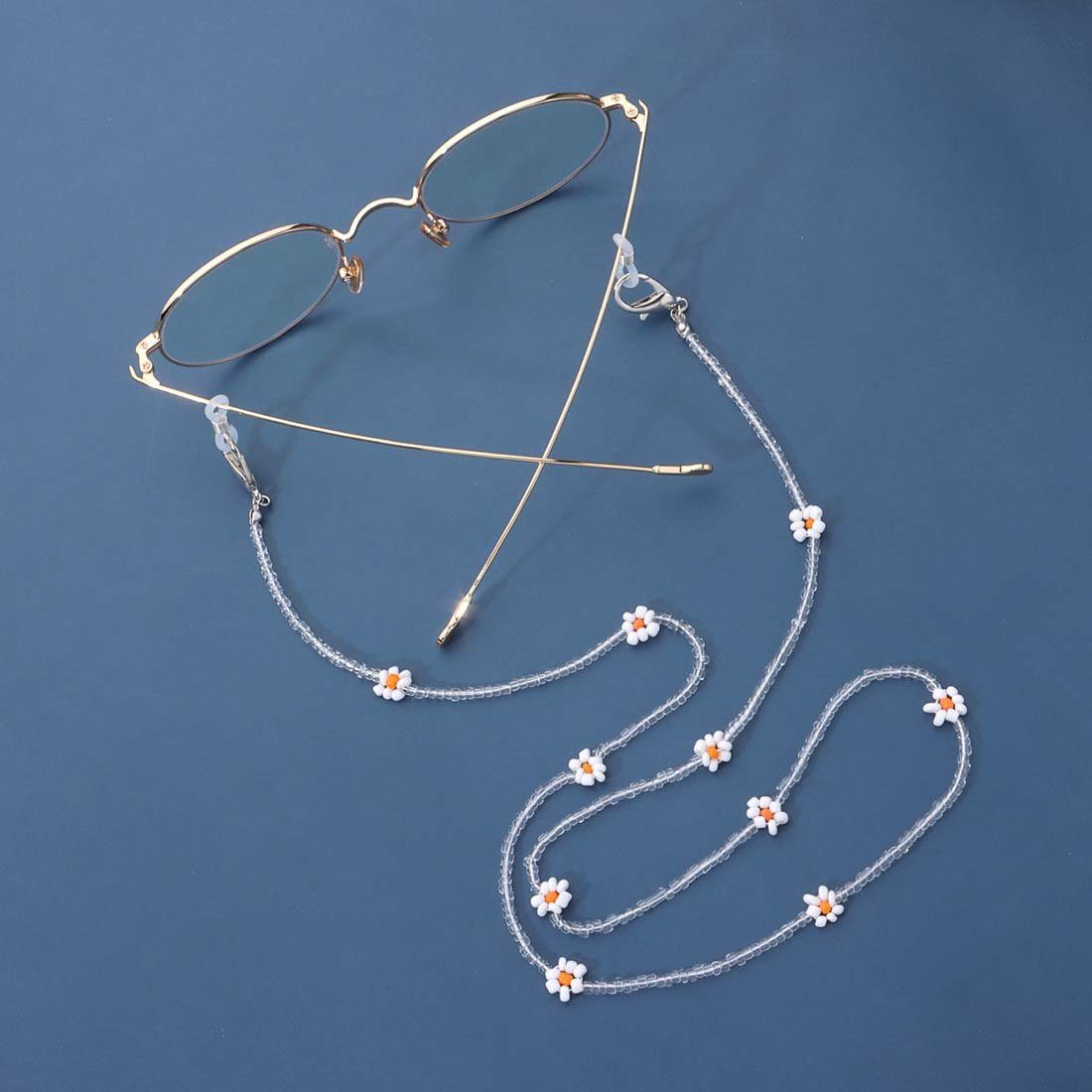 DRSEON Brillenkette 3 Lanyard Brillenkette Verlustprävention Rutschfest Winddicht