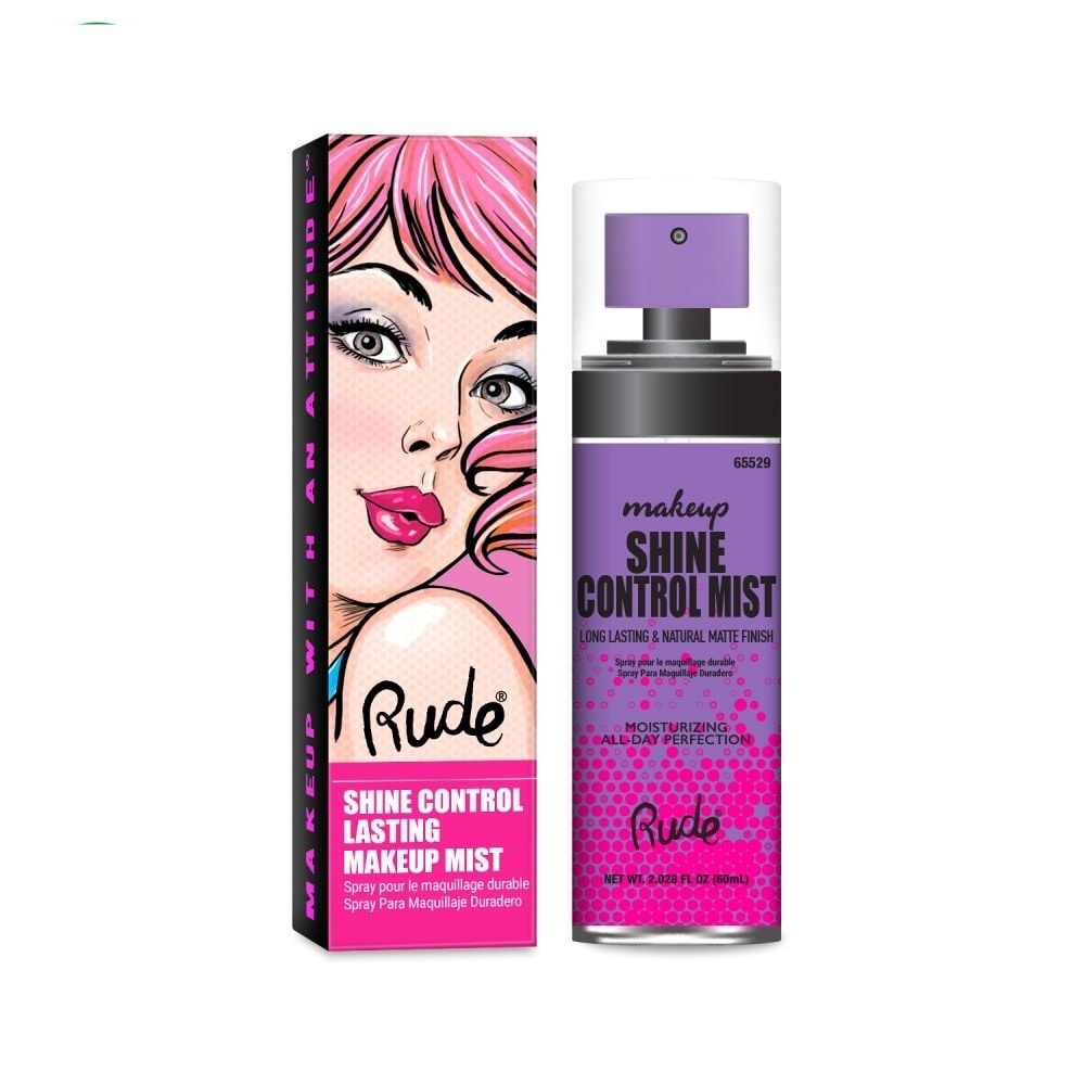 Rude Cosmetics RUDE Shine Control Lasting Makeup Mist Spray fixateur