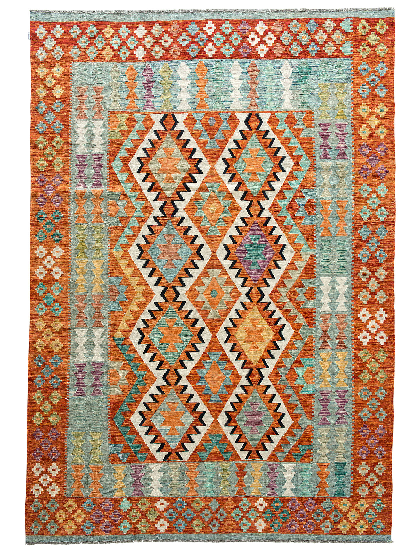 Afghan Kelim ca. 200 x 292 cm, Unikat / Einzelstück