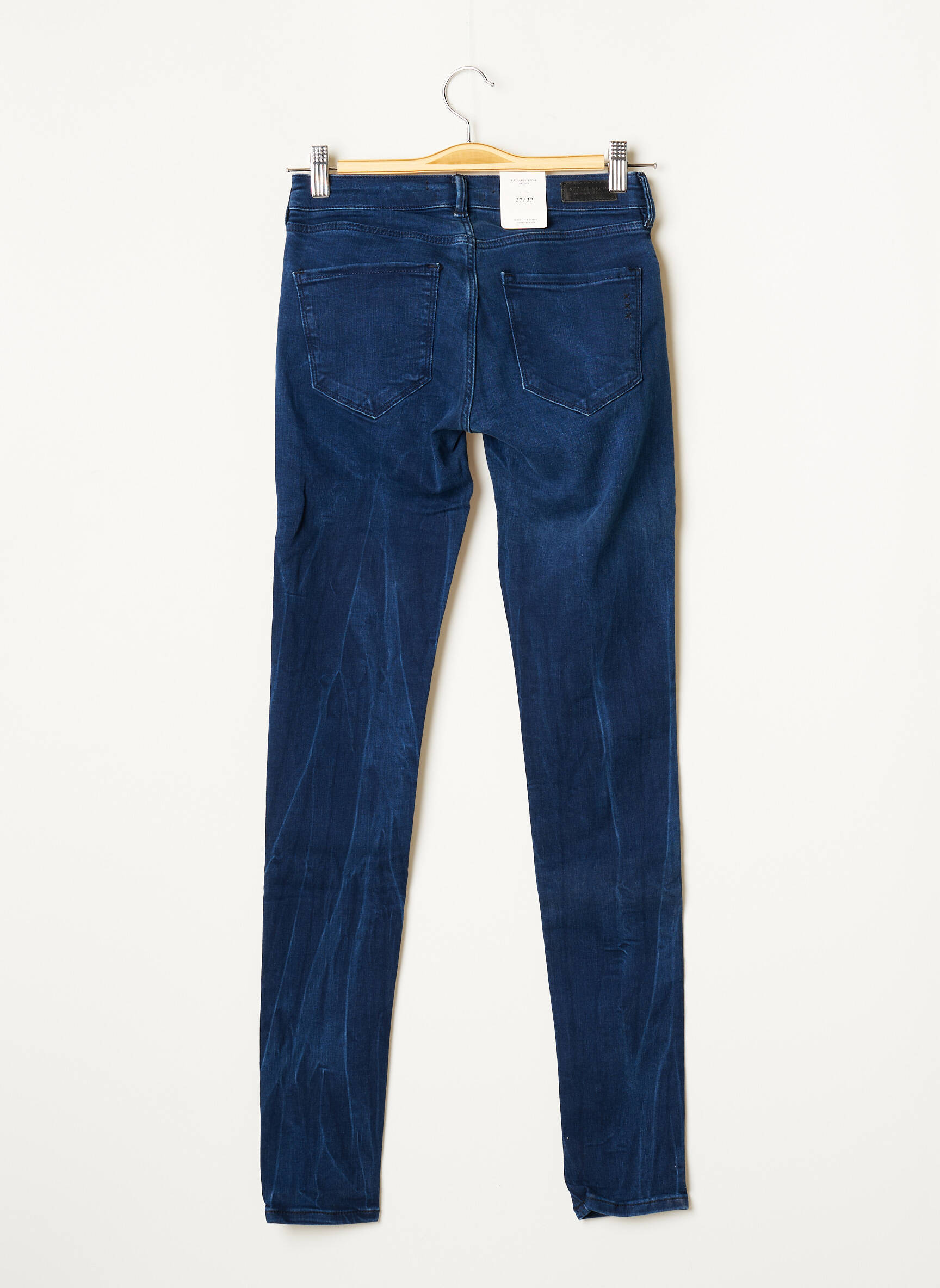 Maison Scotch Jeans Skinny Femme couleur bleu