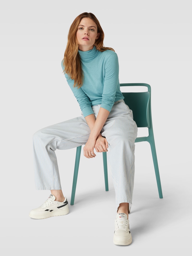 Longsleeve mit Rollkragen in mint