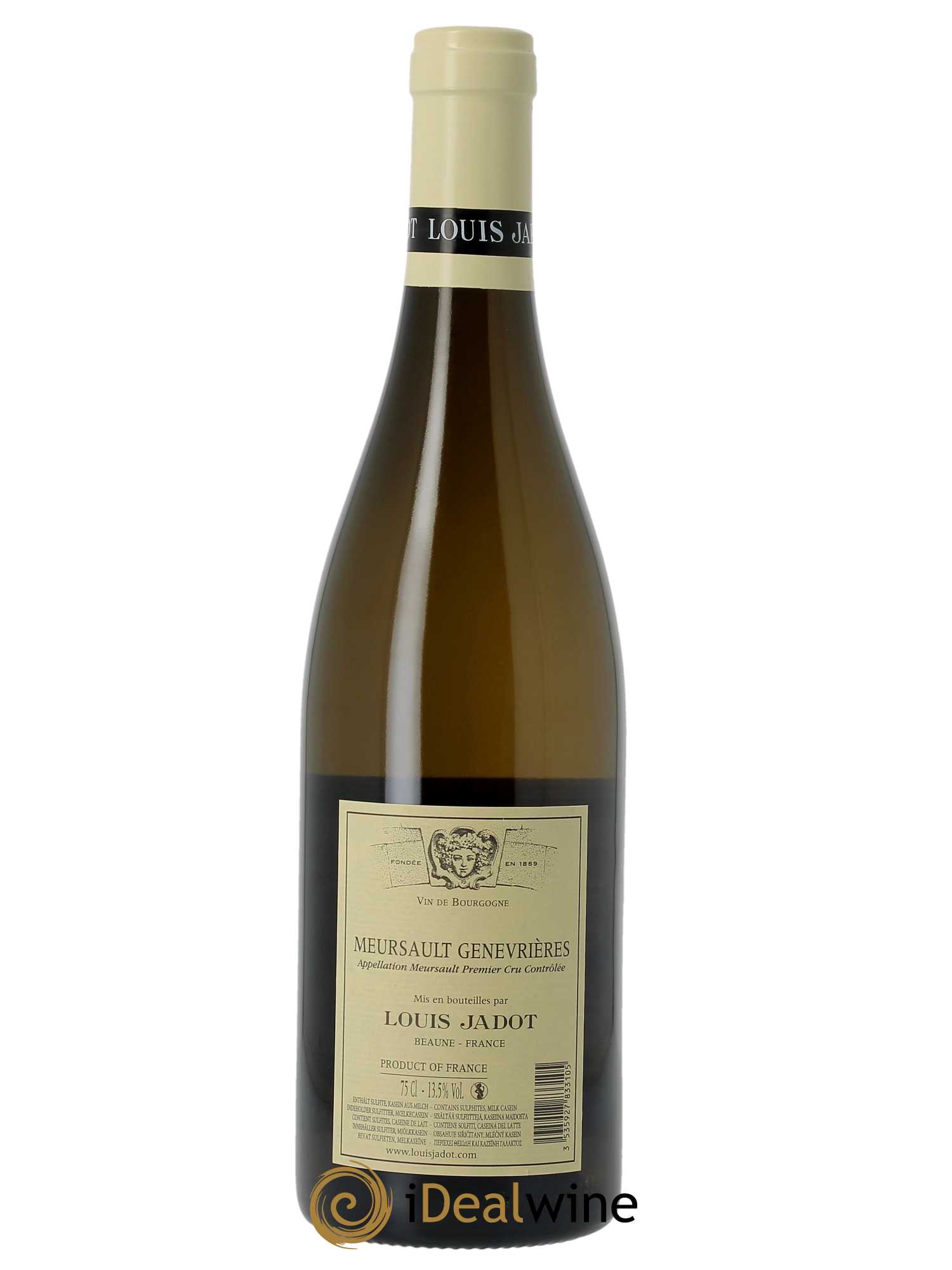 Meursault 1er Cru Les Genevrières Domaine Louis Jadot  2021 - Lot de 1 Bouteille